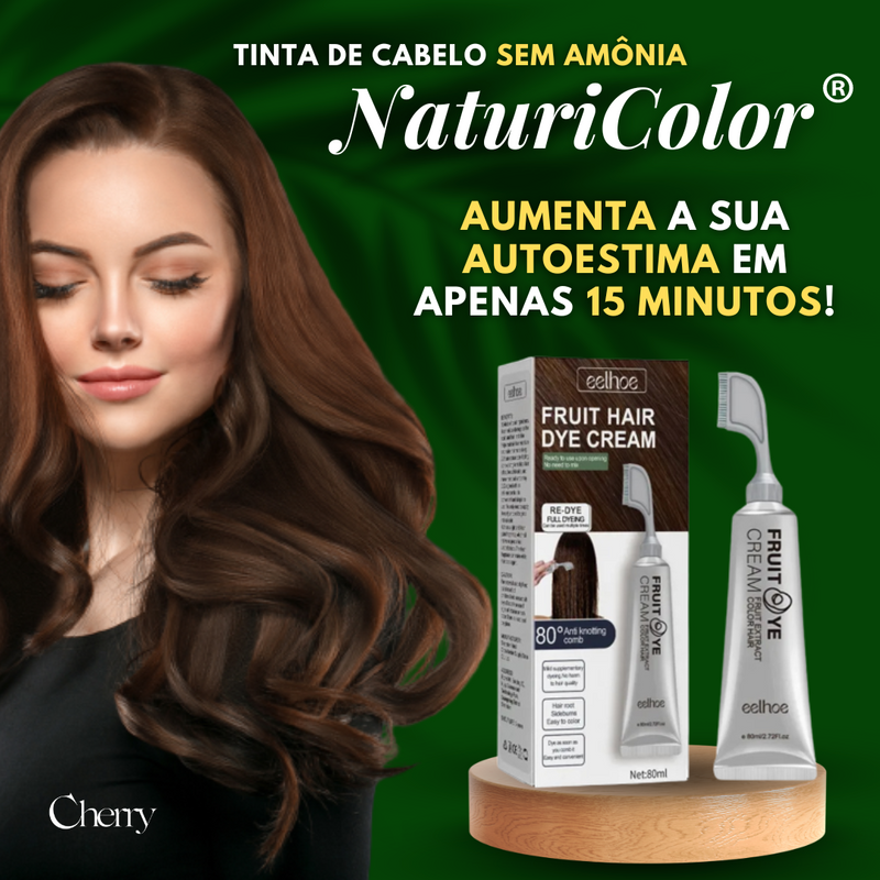 NaturiColor - Tinta de Cabelo + Escova de Brinde