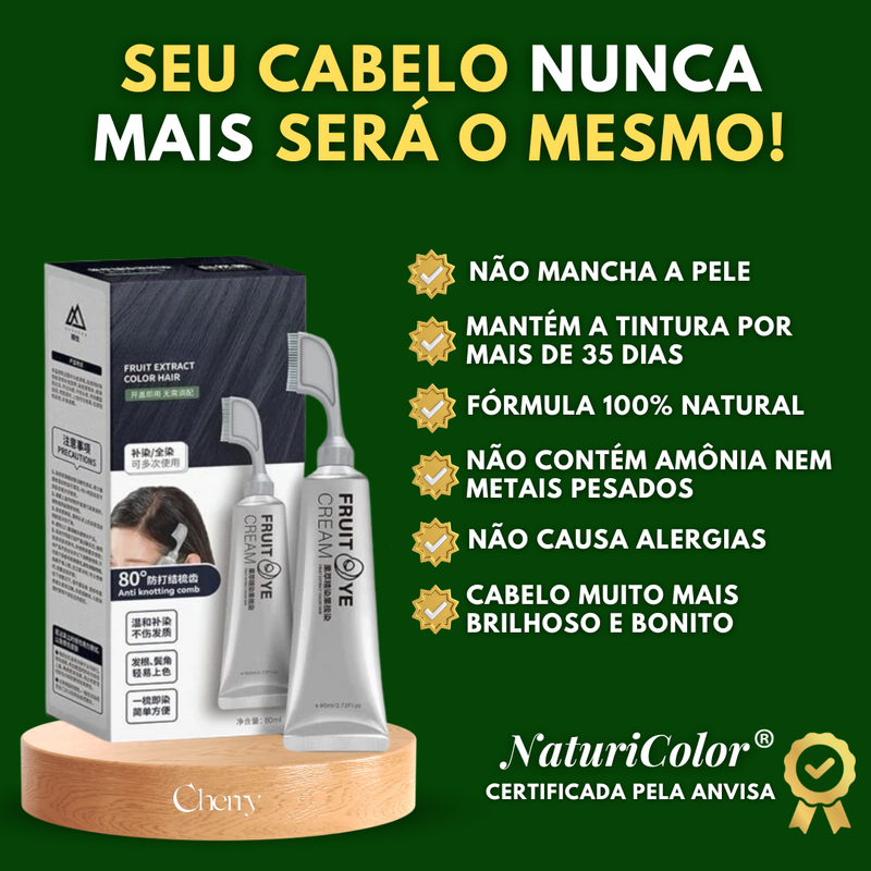 NaturiColor - Tinta de Cabelo + Escova de Brinde