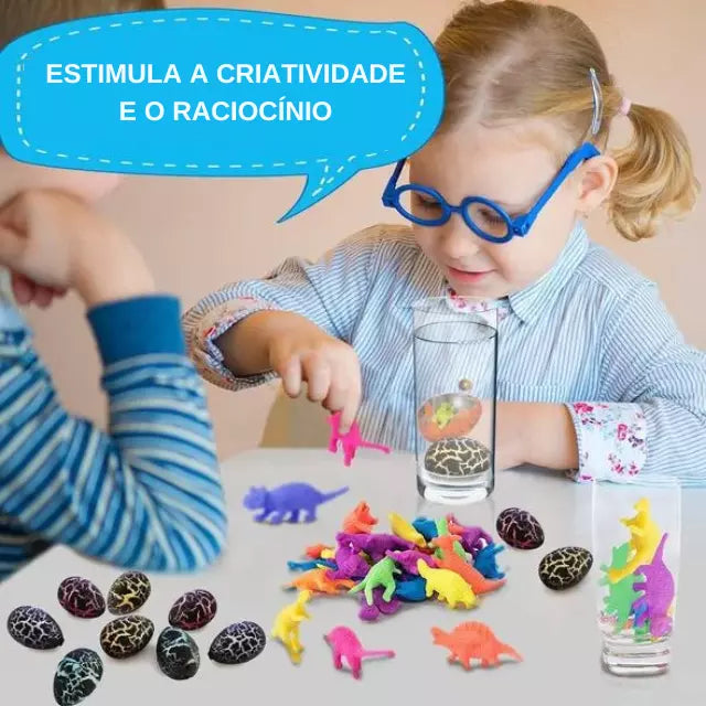 Magic Dino - Ovos Mágicos que se Transformam em Dinossauros (Pague 1 Leve 4)