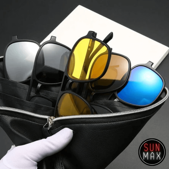 Sun Max® - Óculos de Sol Magnético 6 em 1 (PROMOÇÃO)