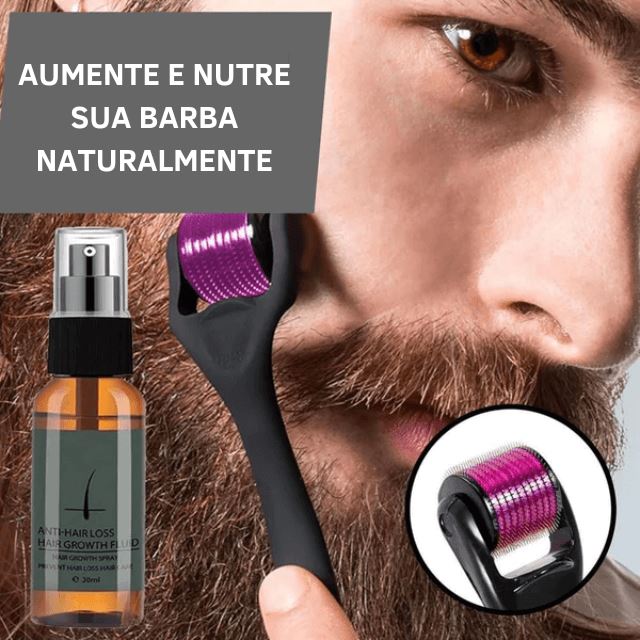 Hair Stimulator - Crescimento de Barba e Cabelo Gboshop 